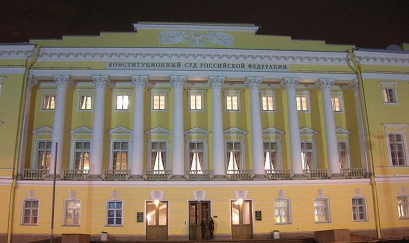 Fachada da Corte Constitucional Russa. (Foto: Reprodução/Premier)