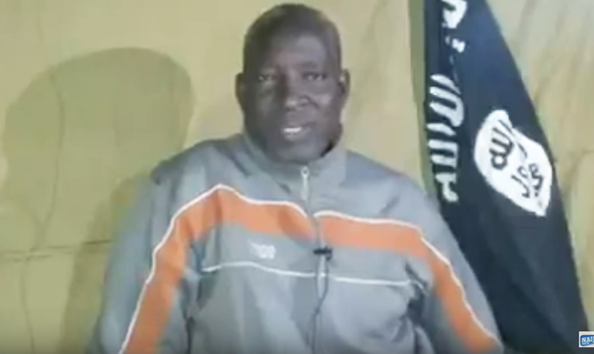 O pastor nigeriano Lawan Andimi foi sequestrado pelo Boko Haram em 3 de janeiro. (Foto: Reprodução)