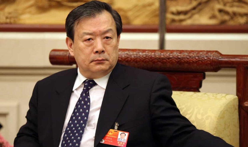 Xia Baolong, nomeado chefe do escritório de ligação da China em Hong Kong, é um político linha dura e sinal de maior controle do continente. (Foto: Imaginechina Limited / Alamy Stock Photo) 