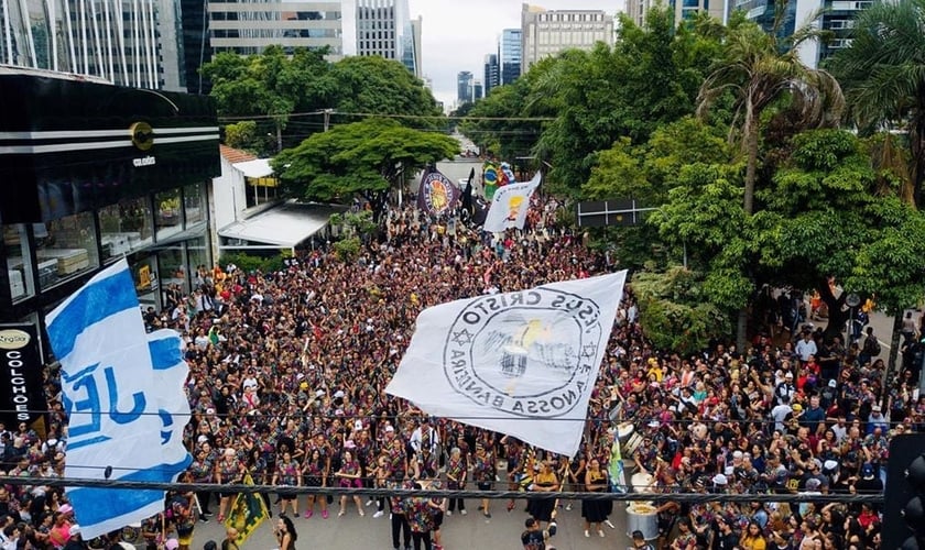 Igreja Bola de Neve realiza evangelismo no Carnaval. (Foto: Igreja Bola de Neve)