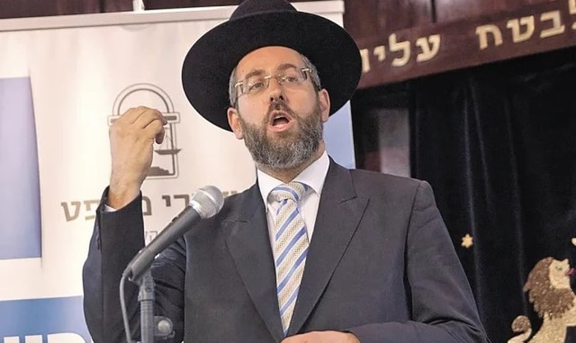 Rabino-chefe de Israel David Lou. (Foto: Reprodução/Haaretz)
