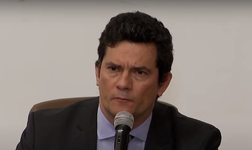 Sérgio Moro anunciou sua demissão durante coletiva de imprensa. (Imagem: CNN)