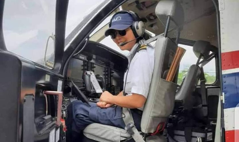A pilota missionária Joyce Lin morreu em acidente na Indonésia. (Foto: Arquivo pessoal)