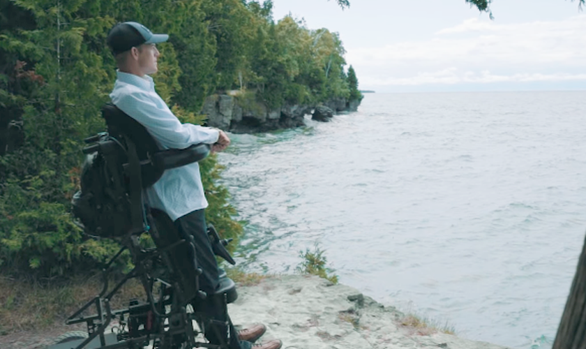 Mark Andrew Grantham é quadriplégico há 14 anos e hoje fala sobre seu propósito de vida. (Foto: Mark Grantham)