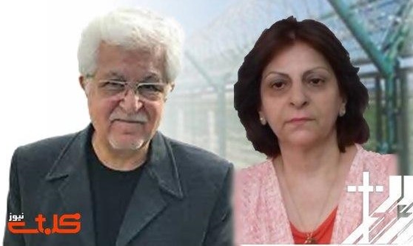 O Pr. Victor Bet Tamraz e Amin Afshar Naderi foram condenados à prisão, no Irã. (Foto: Reprodução / Mohabat News)