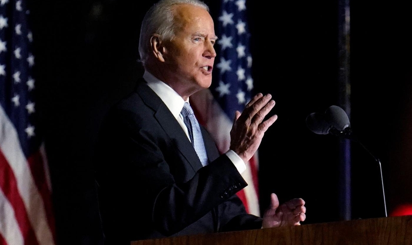 Joe Biden foi eleito presidente dos EUA após campanha dividida na Casa Branca. (Foto: Paul Sancya/AP)