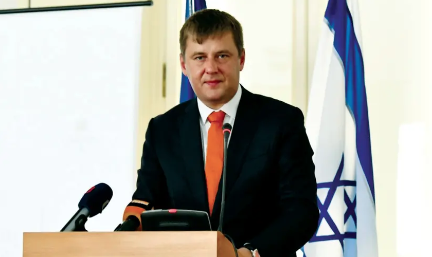 O ministro tcheco Tomas Petricek anunciou a abertura do escritório diplomático em Jerusalém. (Foto: Ministério das Relações Exteriores da República Tcheca)