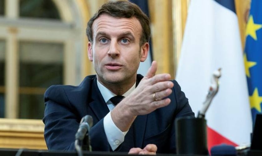 Presidente da França, Emmanuel Macron, tem buscado combater o extremismo islâmico. (Foto: Soazig de la Moissonniere/Presidência da República)