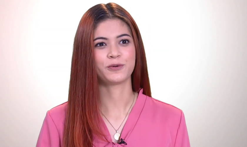 Gabriela Malafaia, de 20 anos, foi transformada por Jesus. (Foto: Portal Universal)