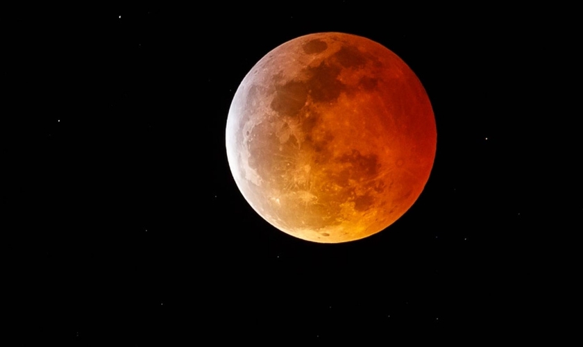 Fenômeno “lua de sangue”. (Foto: Rich Polk/Getty Images)