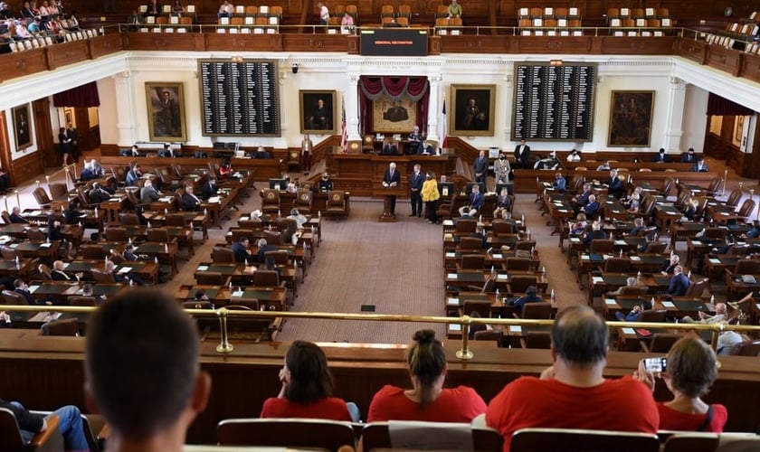 Terceira sessão legislativa especial no Capitólio do Estado em Austin, Câmara dos Representantes do Texas, EUA, em 20 de setembro de 2021. (Foto: Reuters/Sergio Flores)