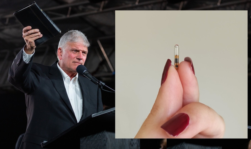 O evangelista comentou o projeto de microchip de uma empresa sueca. (Foto: Faceboook/Franklin Graham/DSruptive)