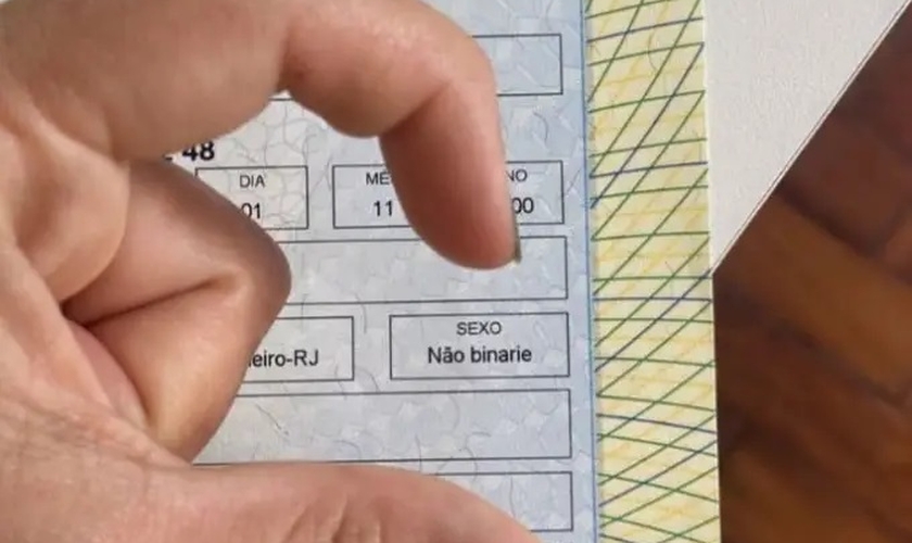 Gênero 'não binarie' se torna opção nas carteiras de identidade emitidas no Rio. (Foto: Divulgação)