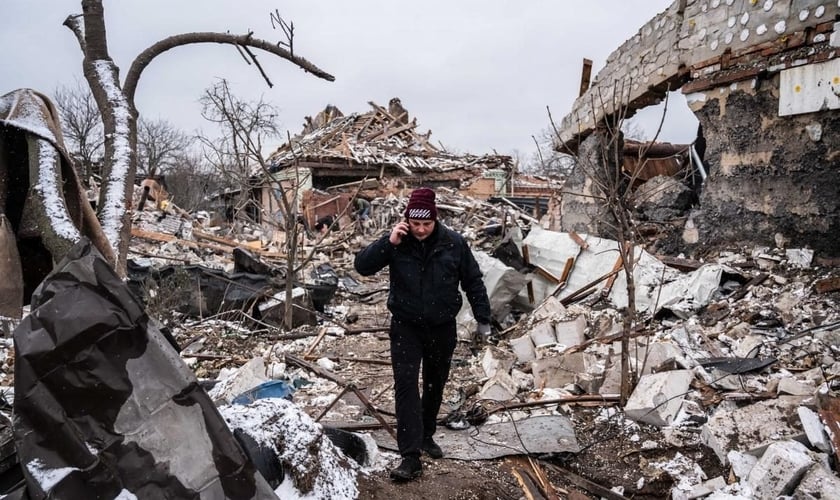 Civis continuam morrendo na Ucrânia devastada pela guerra. (Foto: Gabinete do Presidente da Ucrânia)