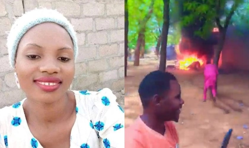 Deborah Emmanuel, de 25 anos, foi queimada até a morte, acusada de blasfêmia. (Foto: Reprodução/Twitter). 