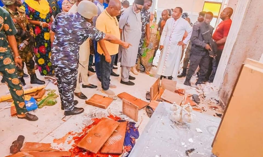 Tiros e explosivos mataram mais de 50 cristãos na Nigéria. (Foto: Facebook/Rotimi Akeredolu Aketi)