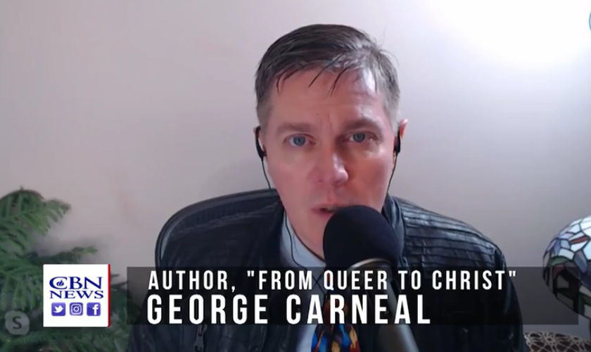 George Carneal em entrevista ao “The Global Lane” da CBN News: ‘Cristãos devem responder com verdade e amor’. (Captura de tela CBN News)