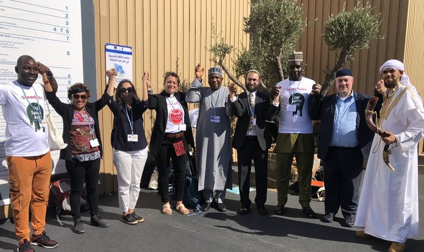 Líderes de diversas religiões se reuniram na COP 27. (Foto: Yonatan Neril/Facebook)