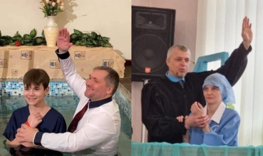 93 ucranianos foram batizados na Igreja Adventista. (Foto: União Ucraniana).