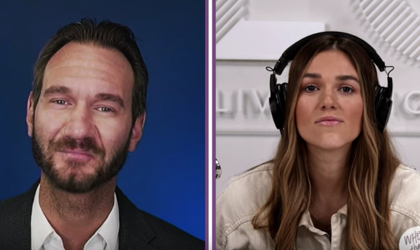 Nick Vujicic falou no podcast apresentado por Sadie Robertson. (Captura de tela/YouTube/ Sadie Robertson Huff)