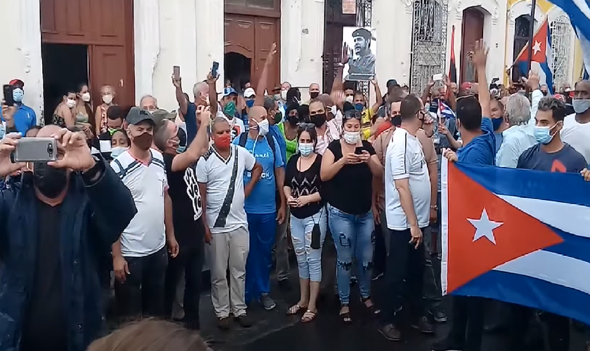 Protestos em Cuba. (Foto: Wikimedia Commons)