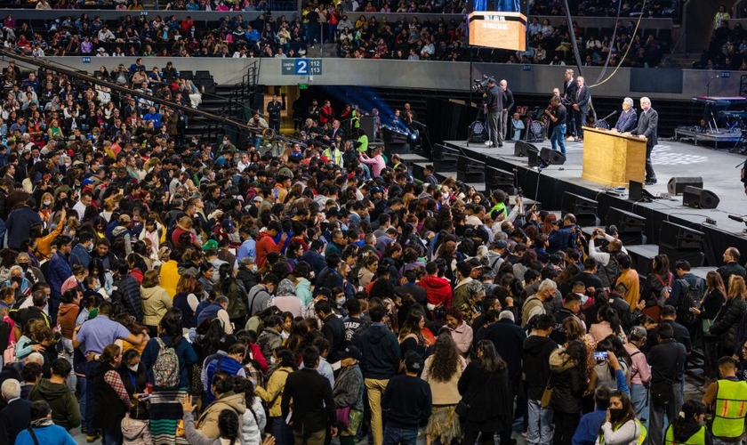 Cruzada evangelística no México. (Foto: Associação Evangelística Billy Graham)