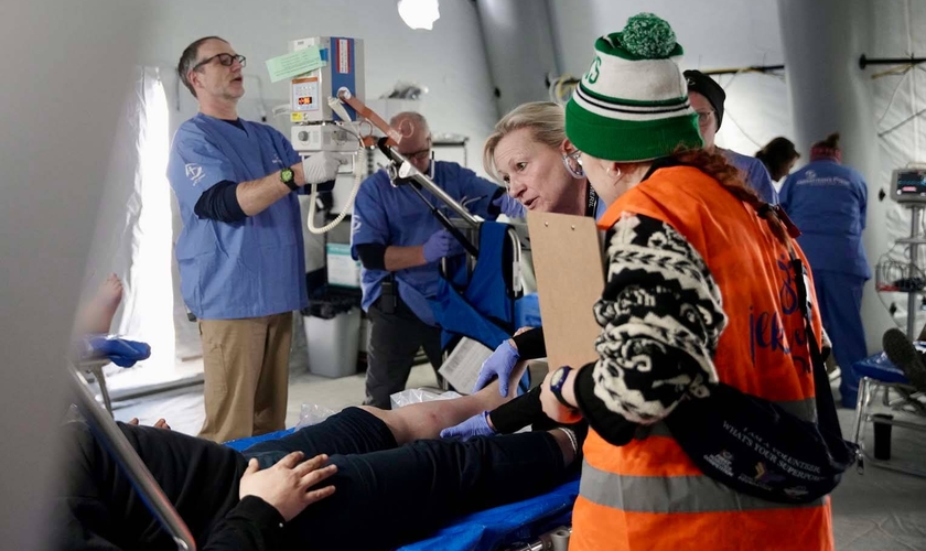 Montado em Antioquia, o hospital possui 52 leitos e cerca de 100 profissionais. (Foto: Samaritan's Purse).