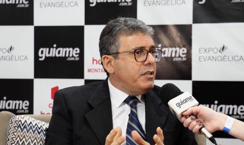 Glauco Barreira na Expoevangélica 2023, em Fortaleza. (Foto: Marcos Paulo Correa/Guiame)