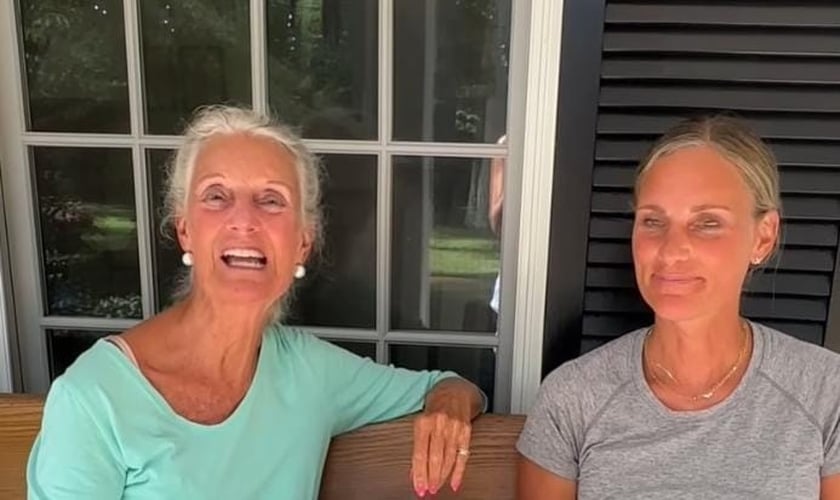 Anne Graham Lotz e sua filha Rachel-Ruth Lotz Wright. (Foto: Captura de tela/Vídeo Instagram Anne Graham Lotz)