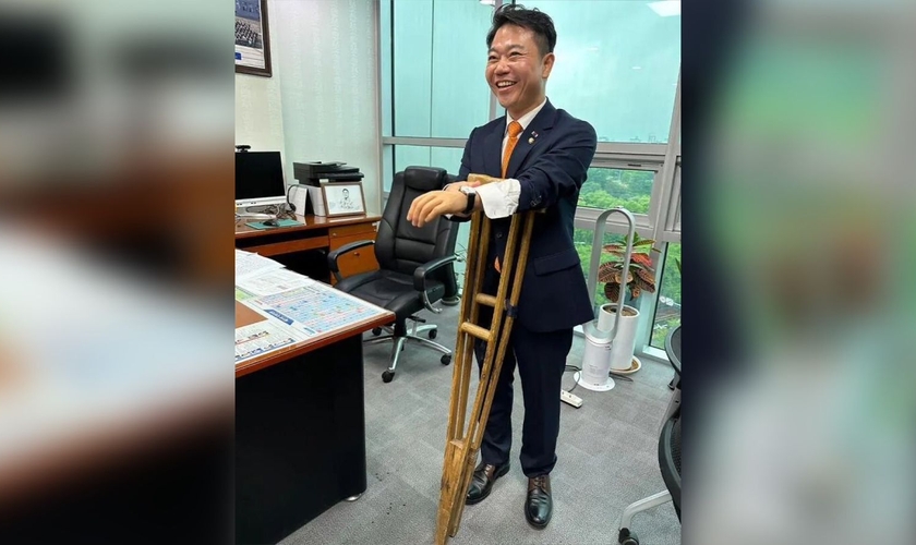 Ji Seong-Ho é membro da Assembleia Nacional na Coréia do Sul. (Foto: Reprodução/CBN News)