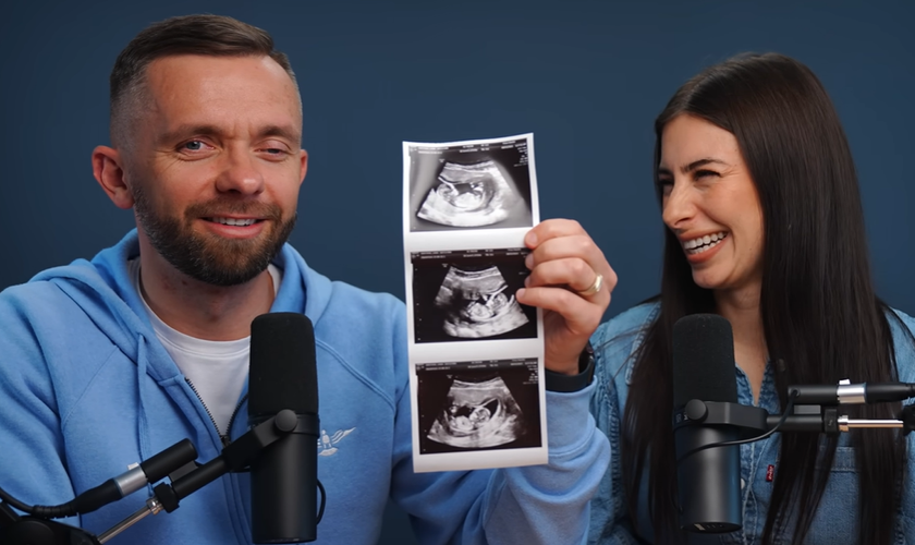 Vlad Savchuk e sua esposa Lana. (Foto: Reprodução/YouTube/Vlad Savchuk)