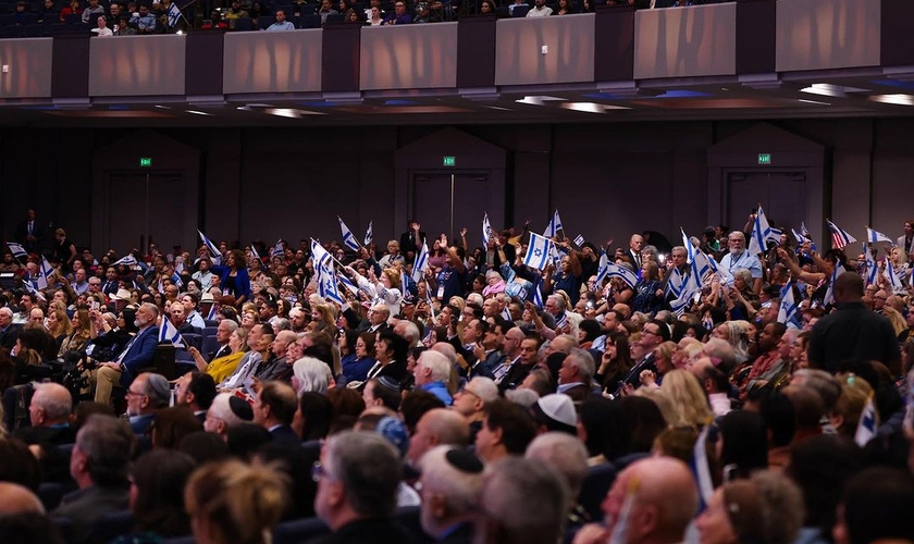 Igrejas dos EUA realizaram cultos em apoio a Israel. (Foto: Instagram/Christians United For Israel)