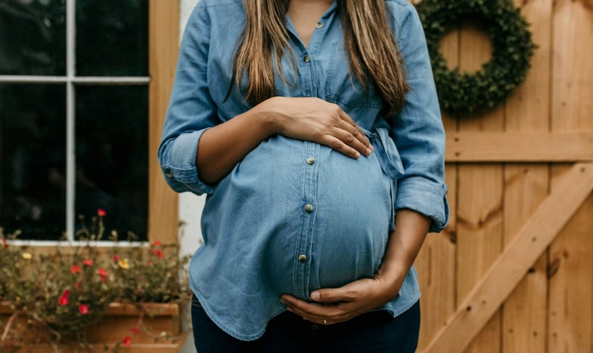 Mulher grávida. (Foto: Ilustração/Unsplash/Camylla Battani)