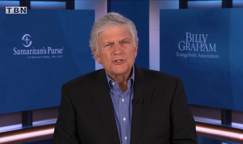 Franklin Graham. (Captura de tela: YouTube TBN)