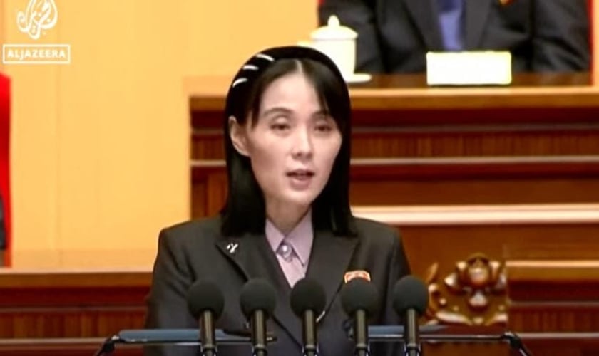 Kim Yo-jong. (Captura de tela: YouTube Al-Jazeera English)