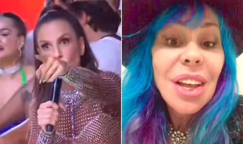 Baby do Brasil e Ivete Sangalo. (Foto: Reprodução/Instagram/Baby do Brasil)