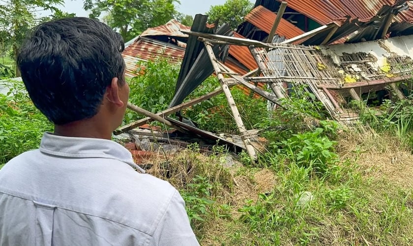 Igreja destruída na Índia. (Foto representativa: Portas Abertas)