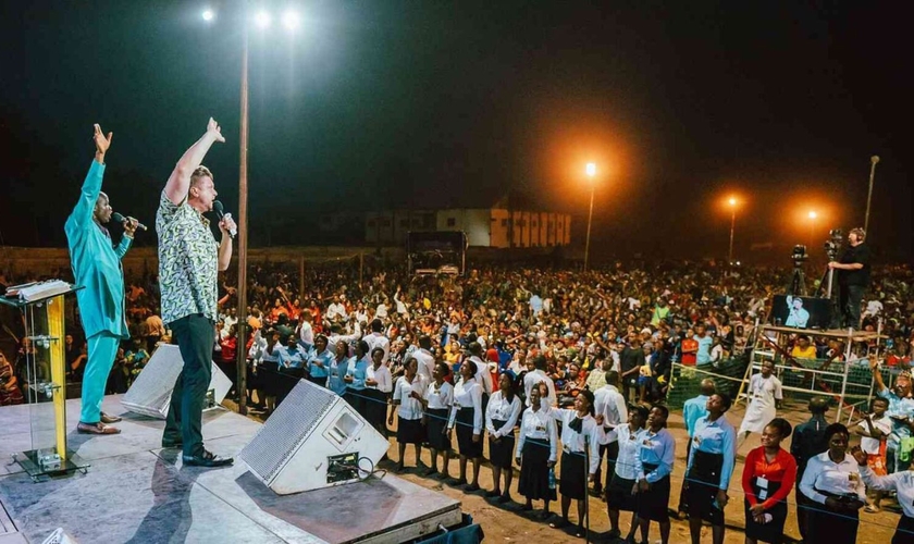 Evento evangelístico. (Foto: Reprodução/CfaN)