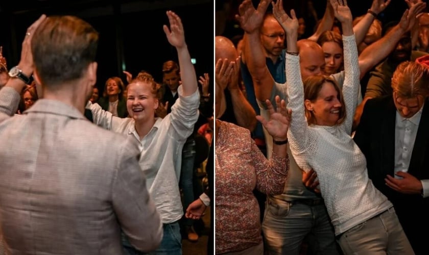 O culto na Holanda. (Foto: Reprodução/Revive)