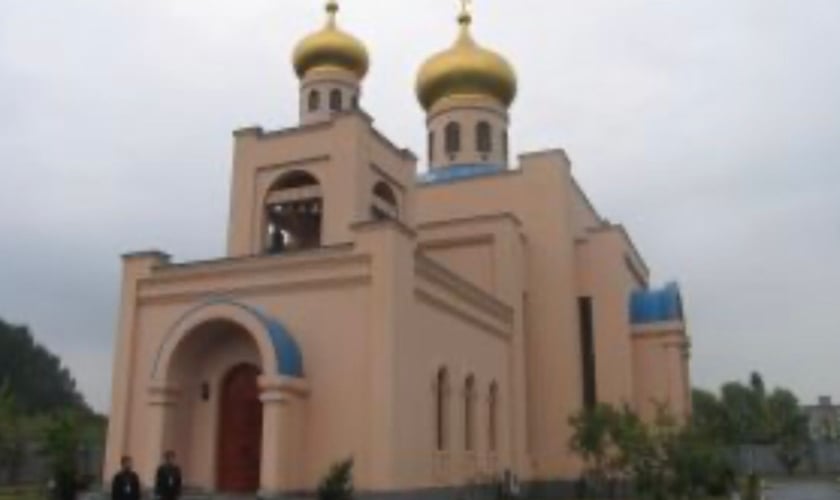 Igreja na fronteira entre Rússia e Coreia do Norte. (Foto: Portas Abertas)