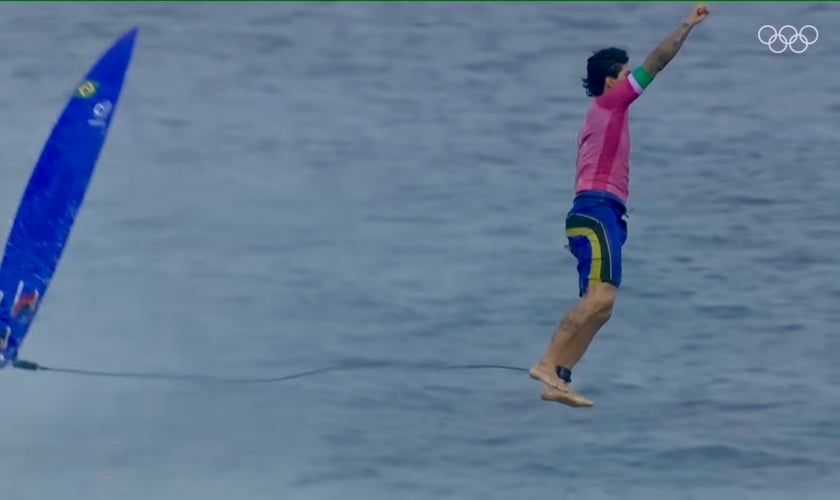 Melhores Momentos Surfe do Gabriel Medina nas Olimpíadas de Paris. (Captura de tela/YouTube/Olympics)