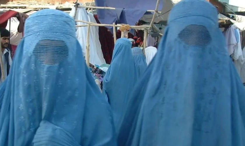 Mulheres no Afeganistão. (Foto: Reprodução/Portas Abertas)