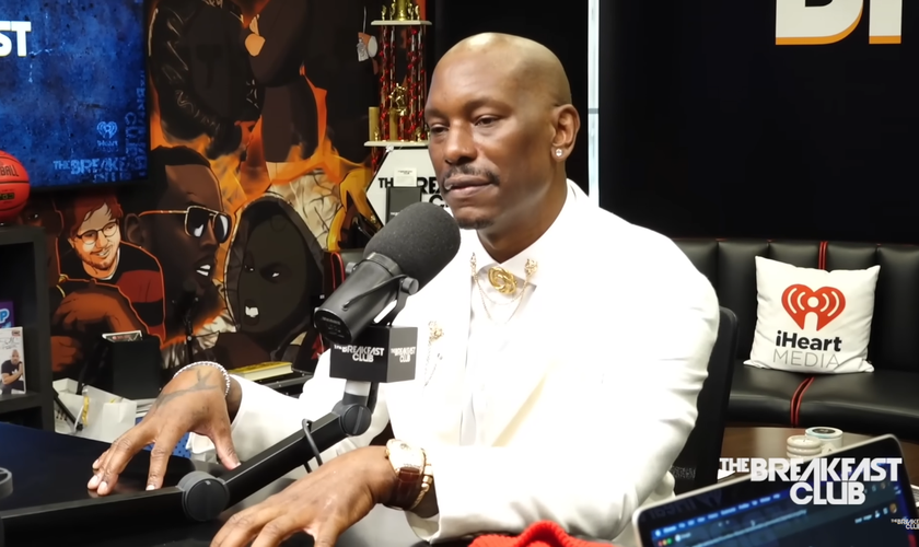 Tyrese Gibson. (Foto: Reprodução/YouTube/Breakfast Club Power 105.1 FM).