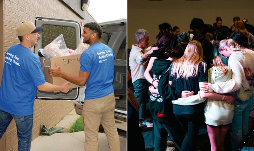 As ações sociais da igreja estão alcançando a comunidade para Jesus. (Foto: Reprodução/Instagram/GR1 Serve)