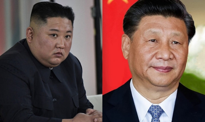 Kim Jong-un e Xi Jinping. (Foto: Wikimedia Commons/O Gabinete de Imprensa e Informação Presidencial kremlin/Wikimedia Commons/Palácio do Planalto).