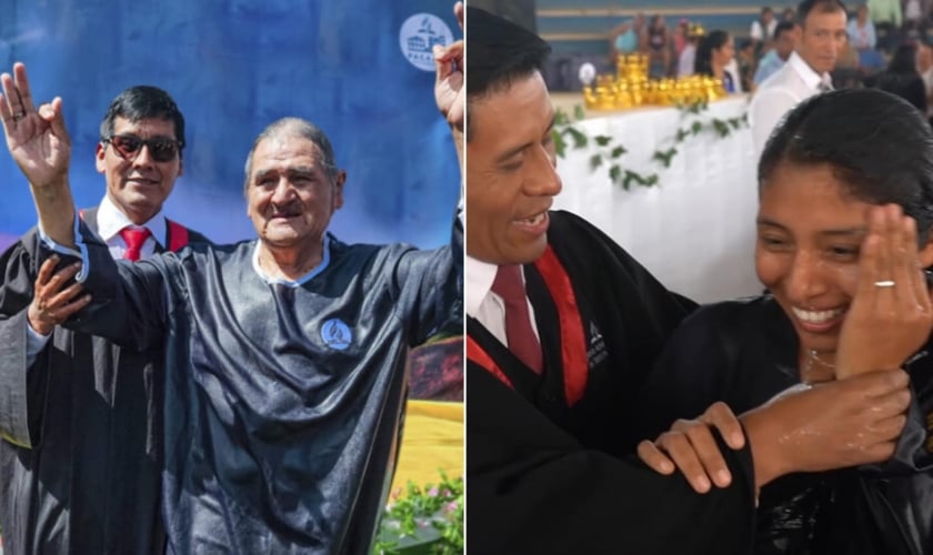 O evangelismo resultou em mais de 3 mil pessoas batizadas. (Foto: MBOS/Reprodução/YouTube/Adventistas Bolivia).