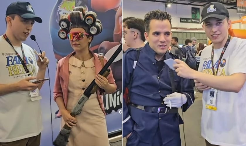 Erik evangelizou durante o Brasil Game Show 2024. (Foto: Reprodução/Instagram/Pastor do GTA).