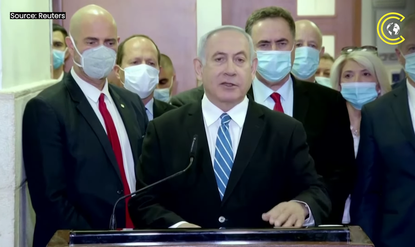 O primeiro-ministro Benjamin Netanyahu. (Captura de tela/YouTube/CLRCUT)