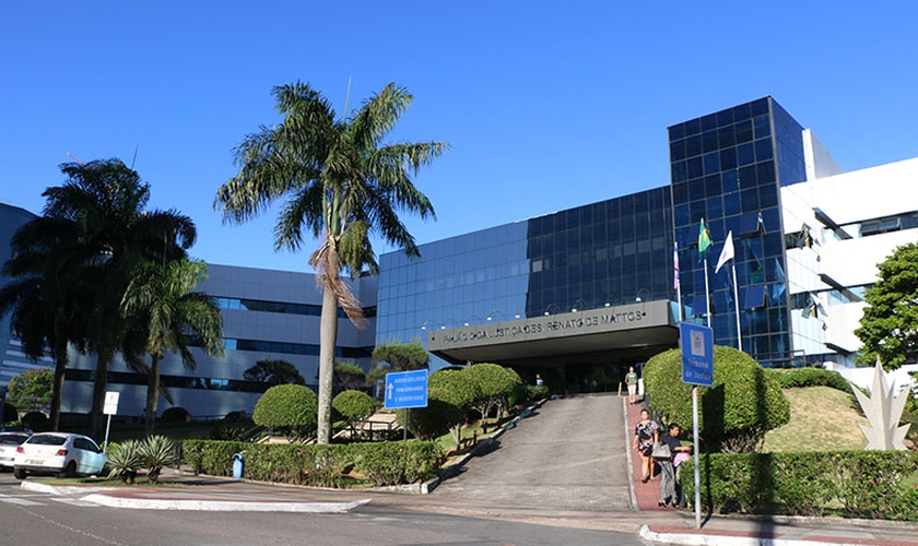 Fachada do Tribunal de Justiça do Espírito Santo. (Foto: tjes.jus.br)