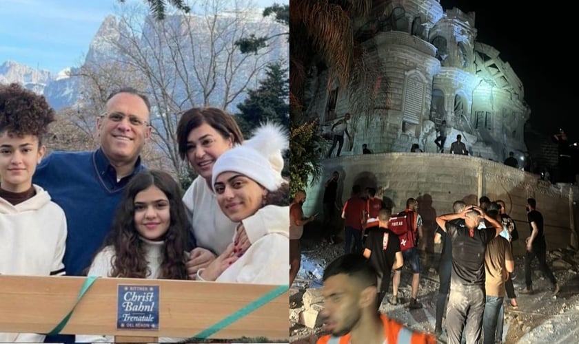 A família Khatib. (Foto: X/Ahmed Fouad Alkhatib).